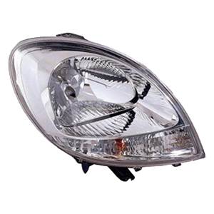 proiettore destro h4 elettrico cromato fanale bianco senza motore renault kangoo 2003 2007 rn9174803