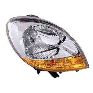 proiettore destro h4 elettrico cromato fanale arancio senza motore renault kangoo 2003 2007 rn9174813