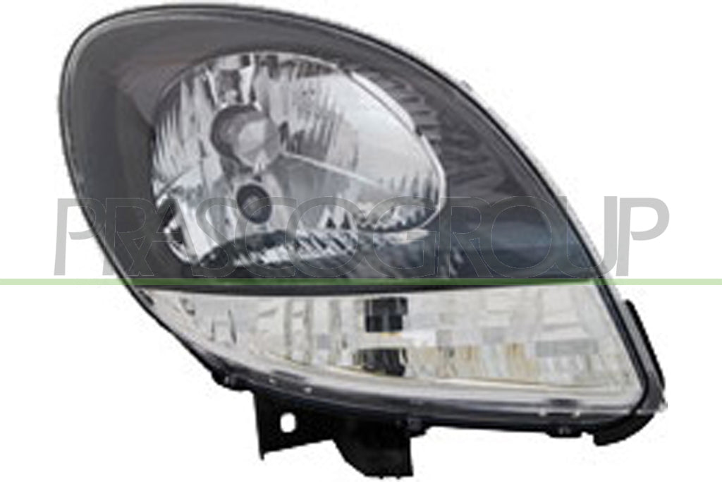 proiettore destro h4 elettrico nero fanale bianco senza motore renault kangoo 2003 2007 rn9174833