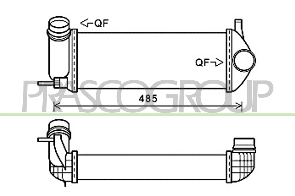 intercooler renault kangoo 2008 2012 rn918n002