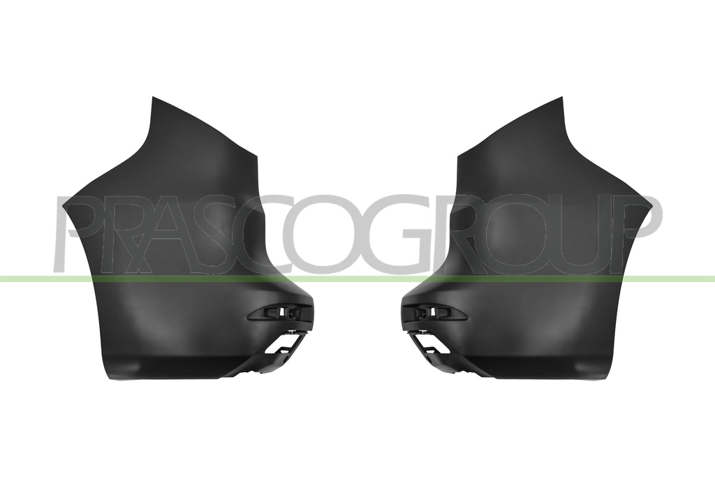 kit cantonali paraurti posteriore nero liscio da primerizzare destro sinistro 2 pezzi renault kangoo multispace 2021 rn9241155