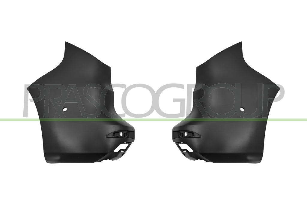 kit cantonali paraurti posteriore nero liscio da primerizzare con foro pdc destro sinistro 2 pezzi renault kangoo multispace 2021 rn9241165