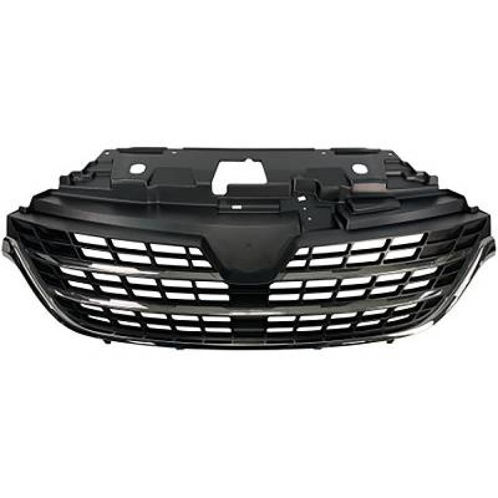 griglia radiatore nera con modanature e cornice cromate renault trafic x82 2019 2021 rn9382011
