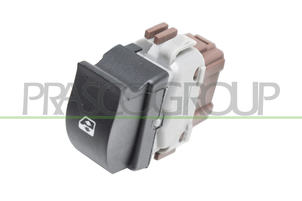 interruttore alzacristallo porta anteriore destra nero connettore marrone 6 pins renault master 2004 2009 rn952ws03