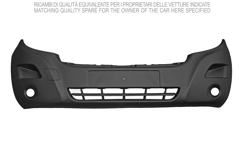 paraurti anteriore nero goffrato con sede fendi renault master 2014 2019 rn9541011