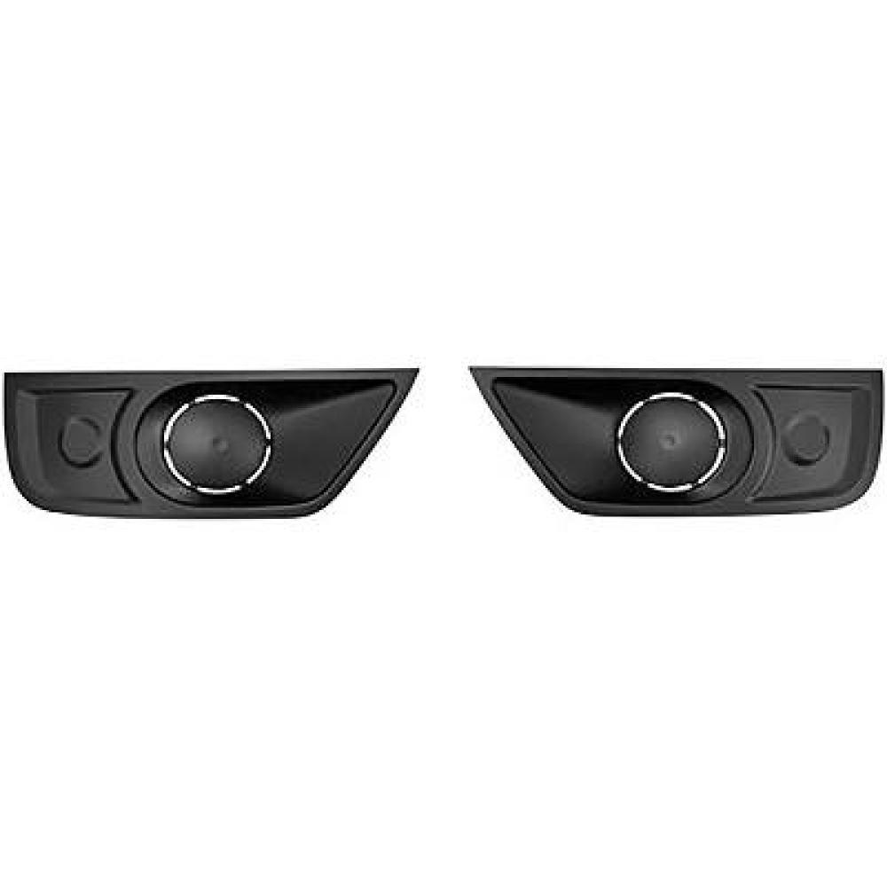 kit griglie paraurti anteriore nere con tracce fendi destra sinistra renault master 2019 2024 rn9582125