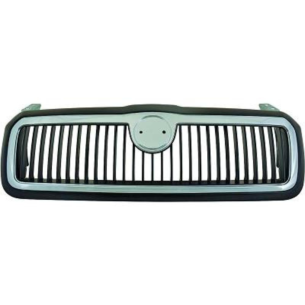 griglia radiatore nera con bordo cromato mod 09 98 skoda felicia 1995 2001 sk0062011