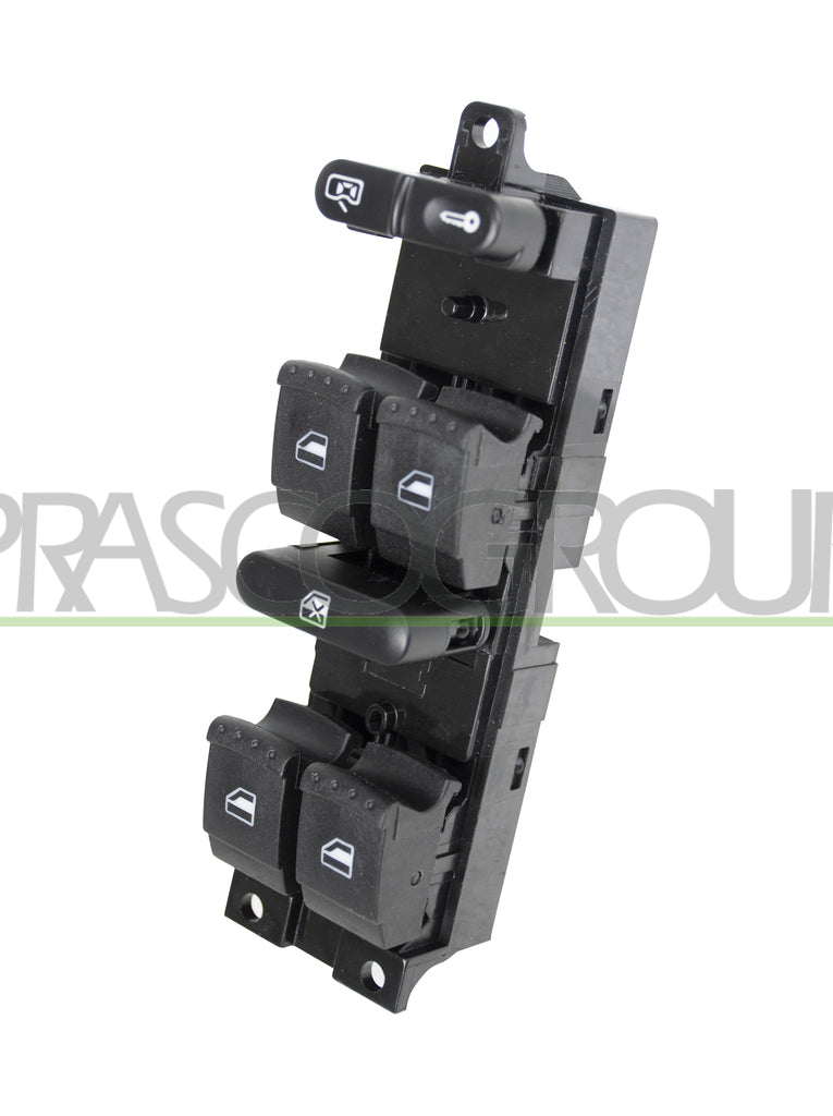 pulsantiera alzacristallo porta anteriore sinistra nera 4 interruttori 9 pins skoda octavia 1997 2000 sk024ws04
