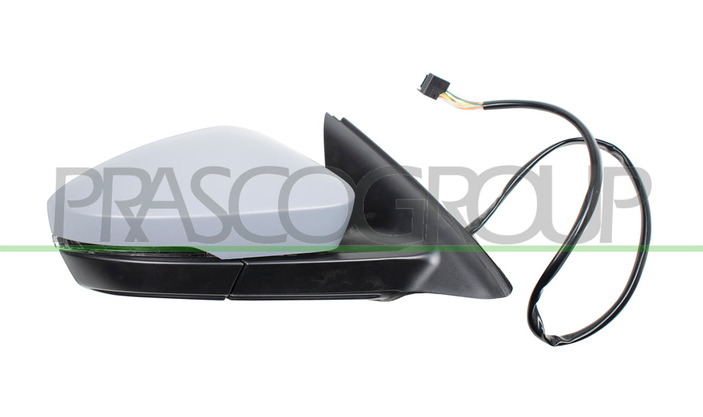 retrovisore destro elettrico con primer termico chiudibile con fanale con memoria con luce cortesia convesso 13 pins skoda octavia 2013 2016 sk0307333