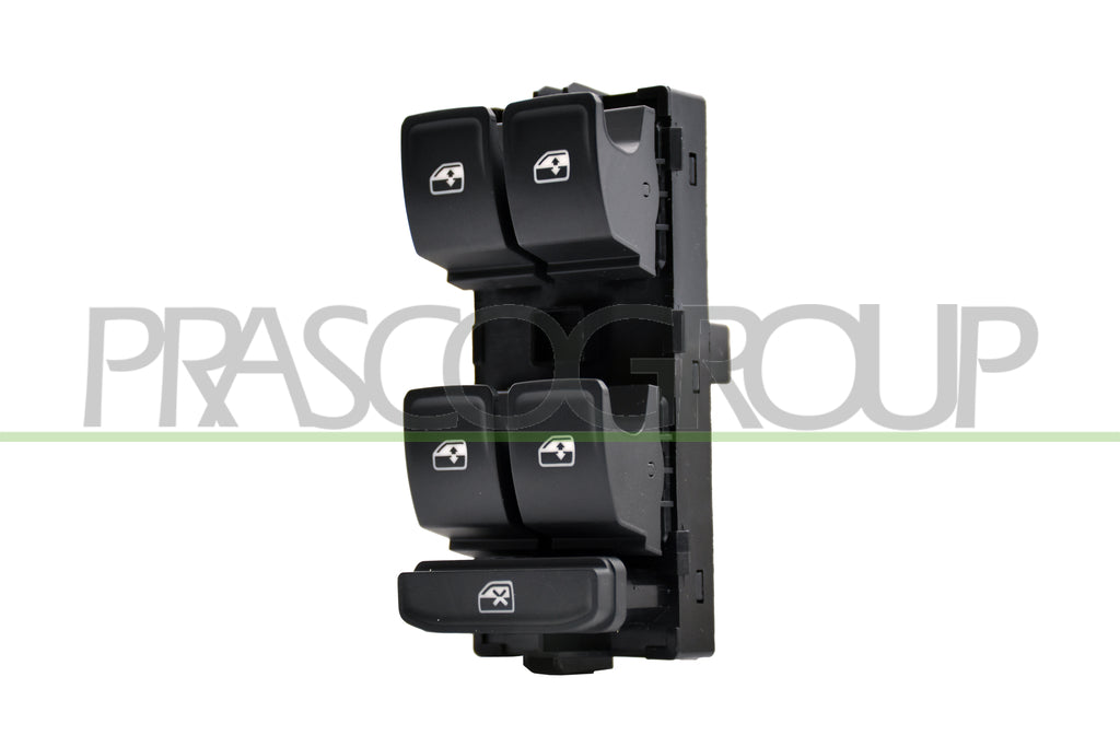 pulsantiera alzacristallo porta anteriore sinistra nera 4 interruttori 10 pins skoda octavia 2017 2020 sk032ws14