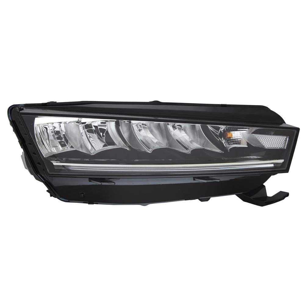proiettore sinistro elettrico con motore con luce diurna led versione a l skoda octavia 2020 2024 sk0344914