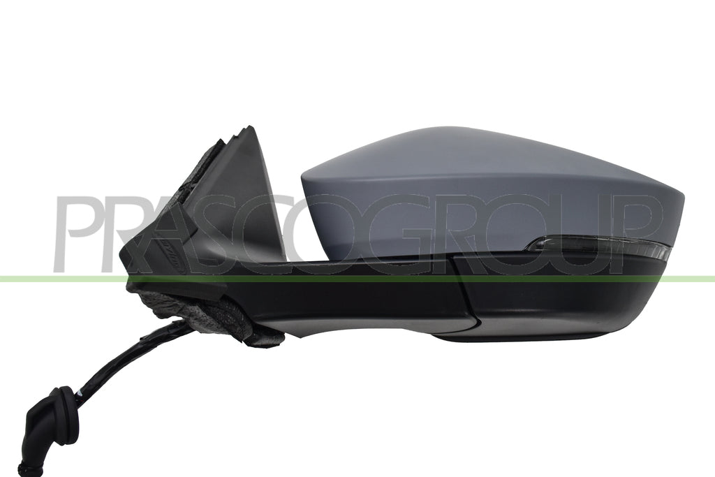 retrovisore sinistro elettrico con primer termico chiudibile con fanale con blis con predisposizione oscuramento automatico convesso 12 pins skoda octavia 2020 2024 sk0347354