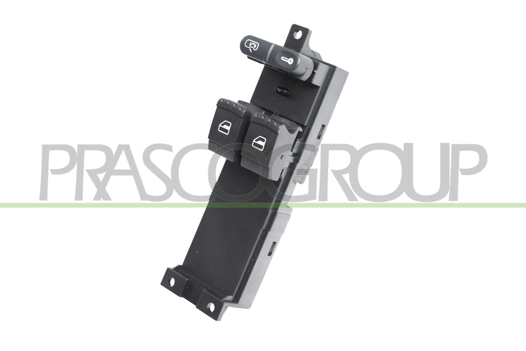 pulsantiera alzacristallo porta anteriore sinistra nera 2 interruttori 9 pins skoda fabia 6y 1999 2004 sk320ws04