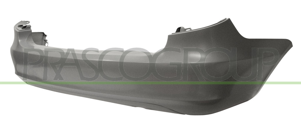 paraurti posteriore nero liscio da primerizzare con tracce pdc con traccia tappo coprigancio traino mod station wagon skoda fabia 2010 2014 sk3241071