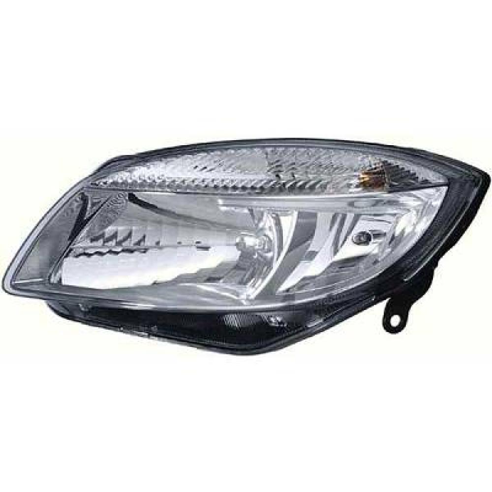 proiettore sinistro h4 elettrico con motore skoda fabia 2007 2010 sk3244804