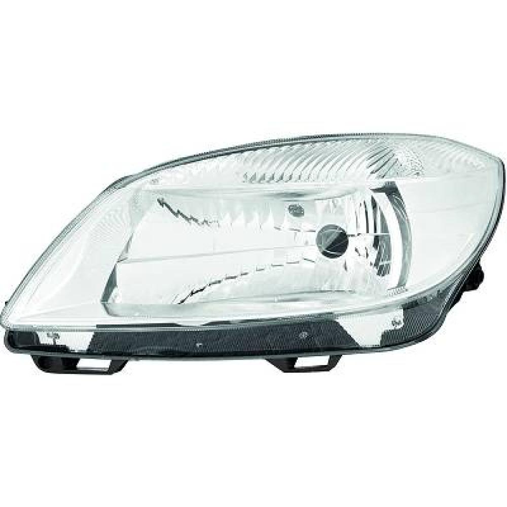 proiettore sinistro h4 elettrico con motore skoda roomster 2010 2015 sk3254814