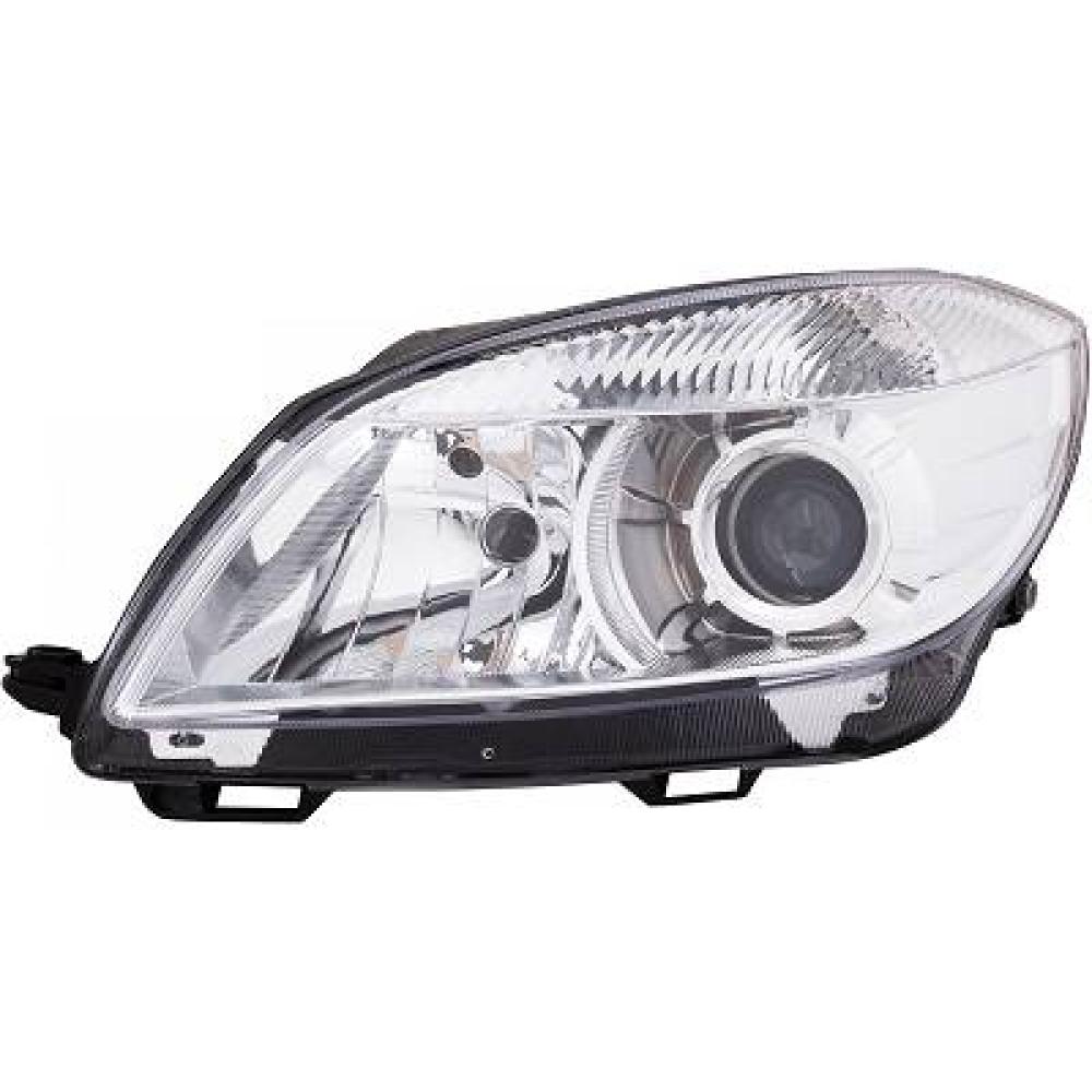 proiettore sinistro h7 h7 elettrico con motore skoda fabia 2010 2014 sk3254904
