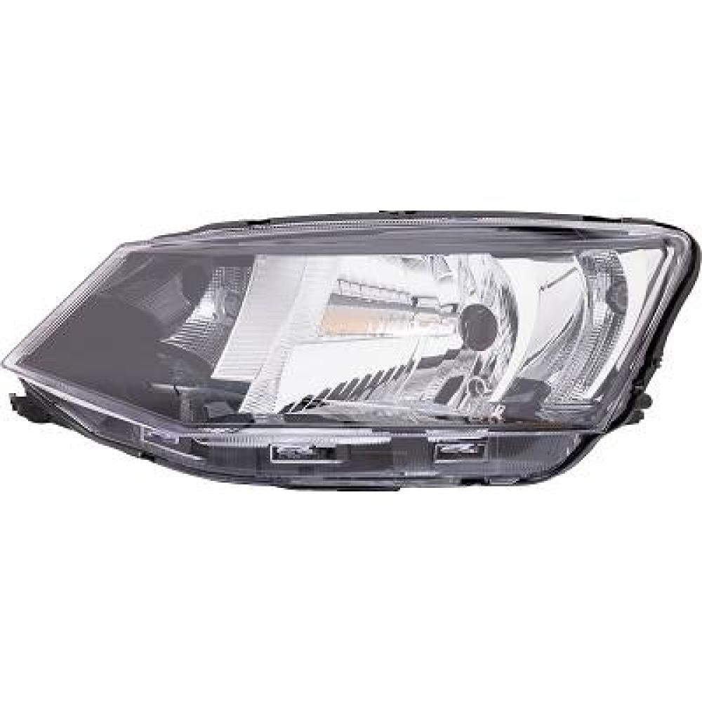 proiettore sinistro h4 elettrico con motore con luce diurna nero skoda fabia nj 2014 2018 sk3284904