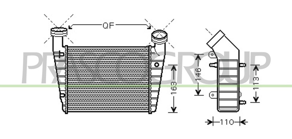intercooler skoda superb 2002 2008 sk418n004