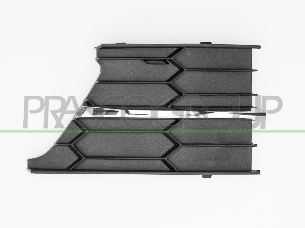 griglia destra paraurti anteriore nera con modanatura cromata skoda superb 2013 2015 sk4222133