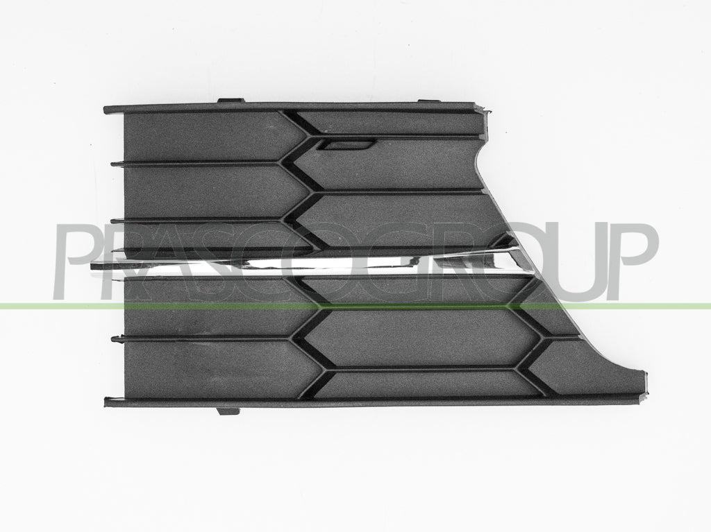 griglia sinistra paraurti anteriore nera con modanatura cromata skoda superb 2013 2015 sk4222134