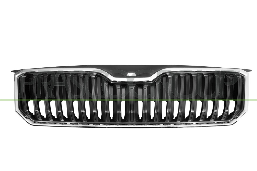 griglia radiatore nera con cornice cromata skoda superb 2015 2019 sk4242001