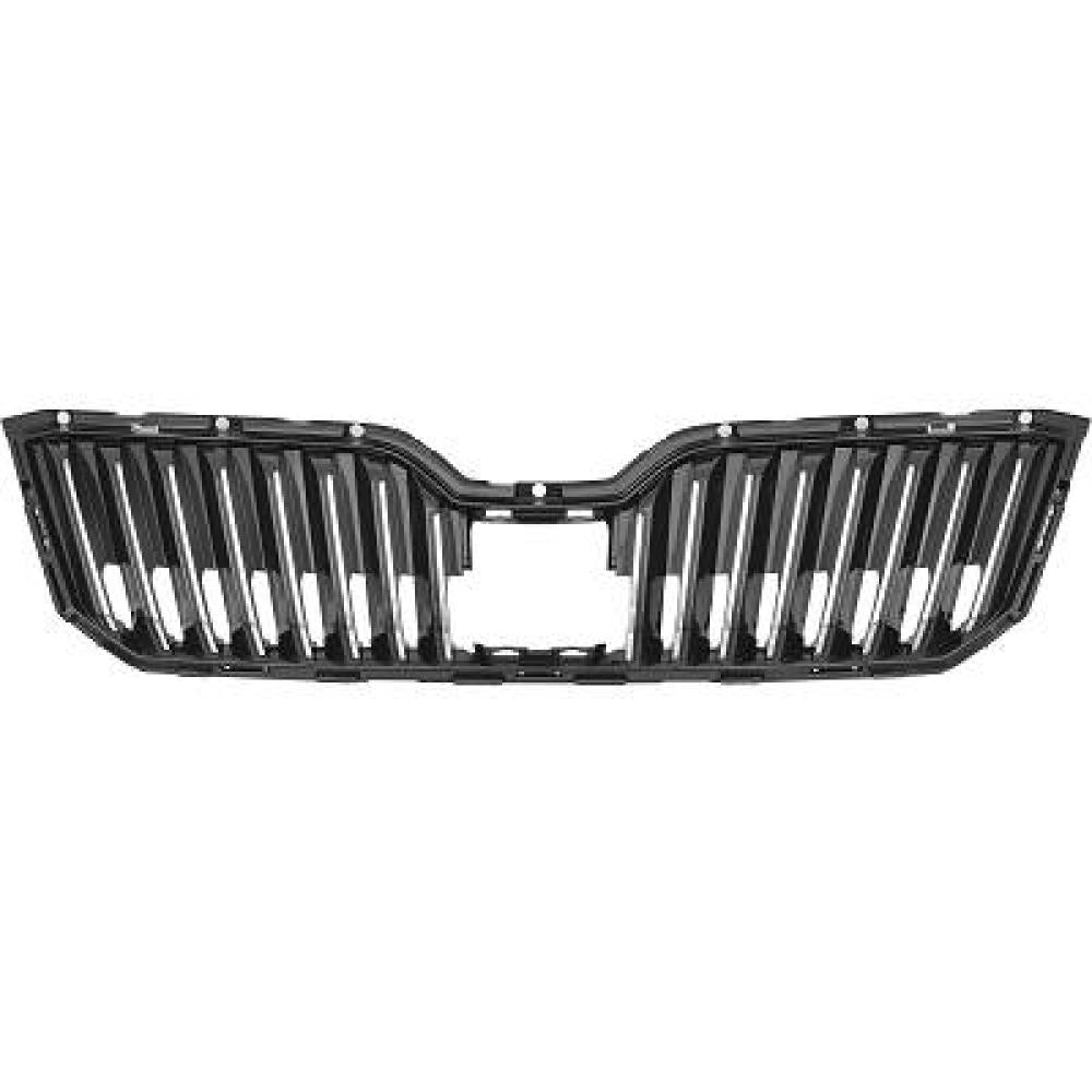 griglia radiatore nera lucida con modanature cromate con cornice cromata con adaptive cruise control skoda superb 2015 2019 sk4242021