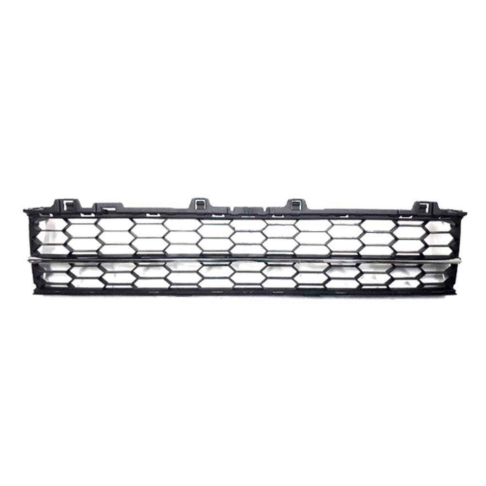 griglia paraurti anteriore centrale nera con modanatura cromata skoda superb 2015 2019 sk4242130