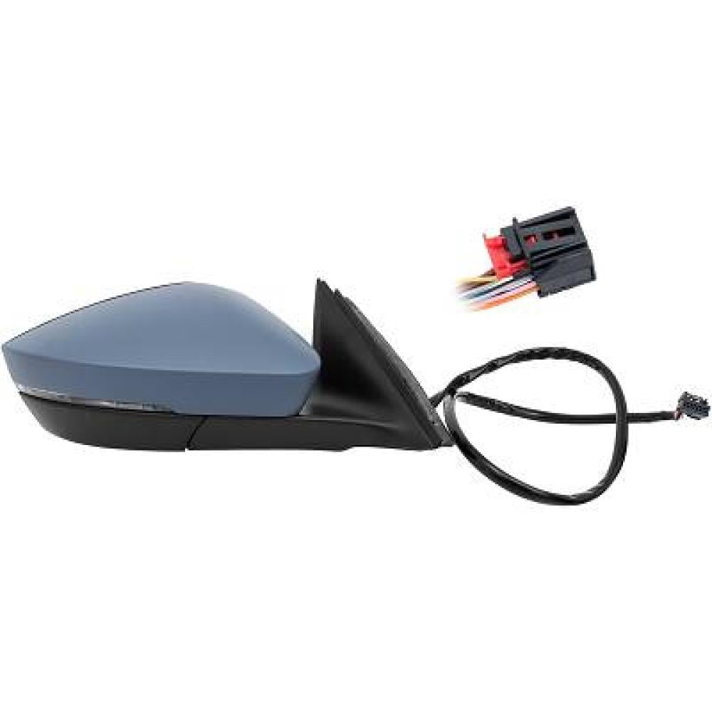 retrovisore destro elettrico con primer termico chiudibile con fanale con luce cortesia con predisposizione oscuramento automatico convesso 11 pins skoda superb 2015 2019 3v1857508a