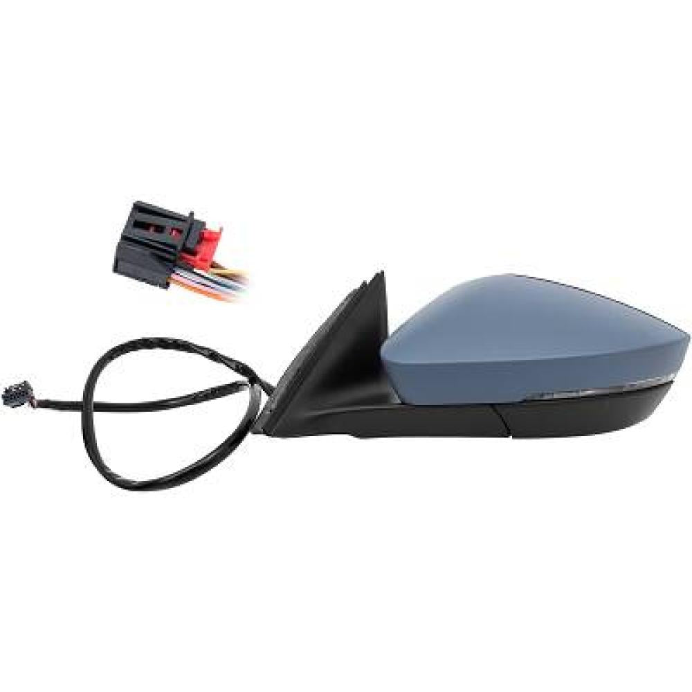 retrovisore sinistro elettrico con primer termico chiudibile con fanale con luce cortesia con predisposizione oscuramento automatico convesso 11 pins skoda superb 2015 2019 3v1857507a