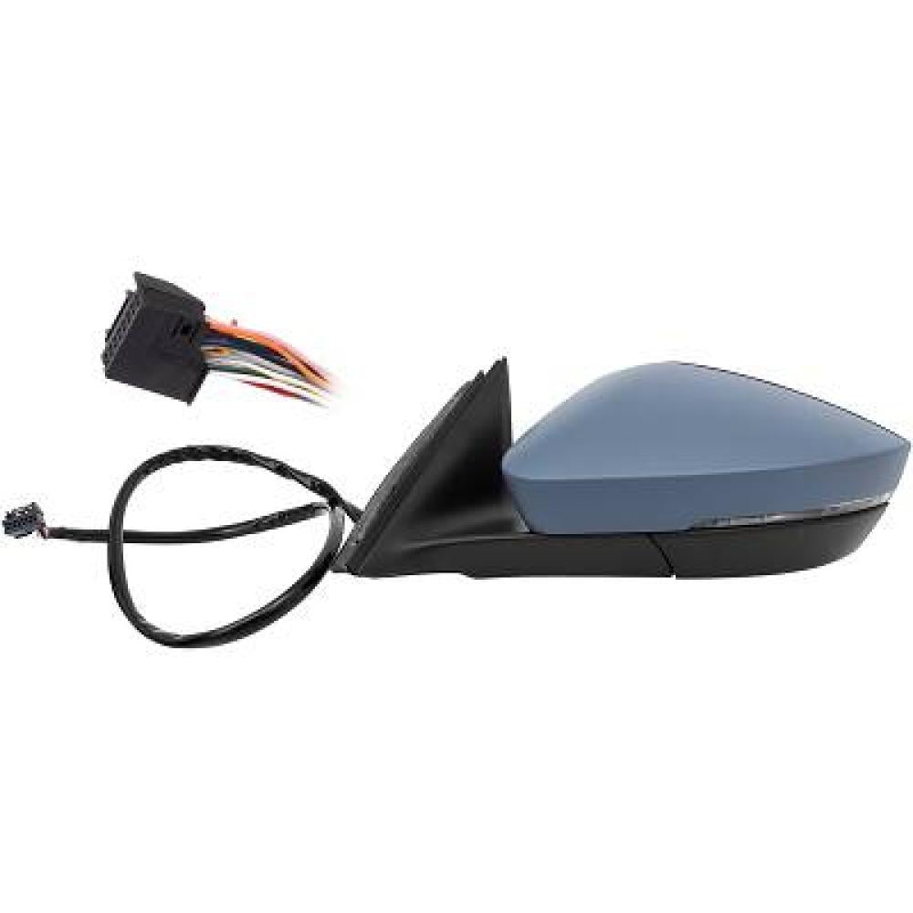 retrovisore sinistro elettrico con primer termico chiudibile con fanale con memoria con luce cortesia con blis con predisposizione oscuramento automatico convesso 17 pins skoda superb 2019 2024 3v1857507h