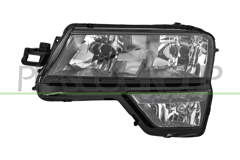 proiettore sinistro h7 h7 elettrico con motore con luce diurna senza fendinebbia led versione varroc skoda karoq 2017 2021 sk7504914