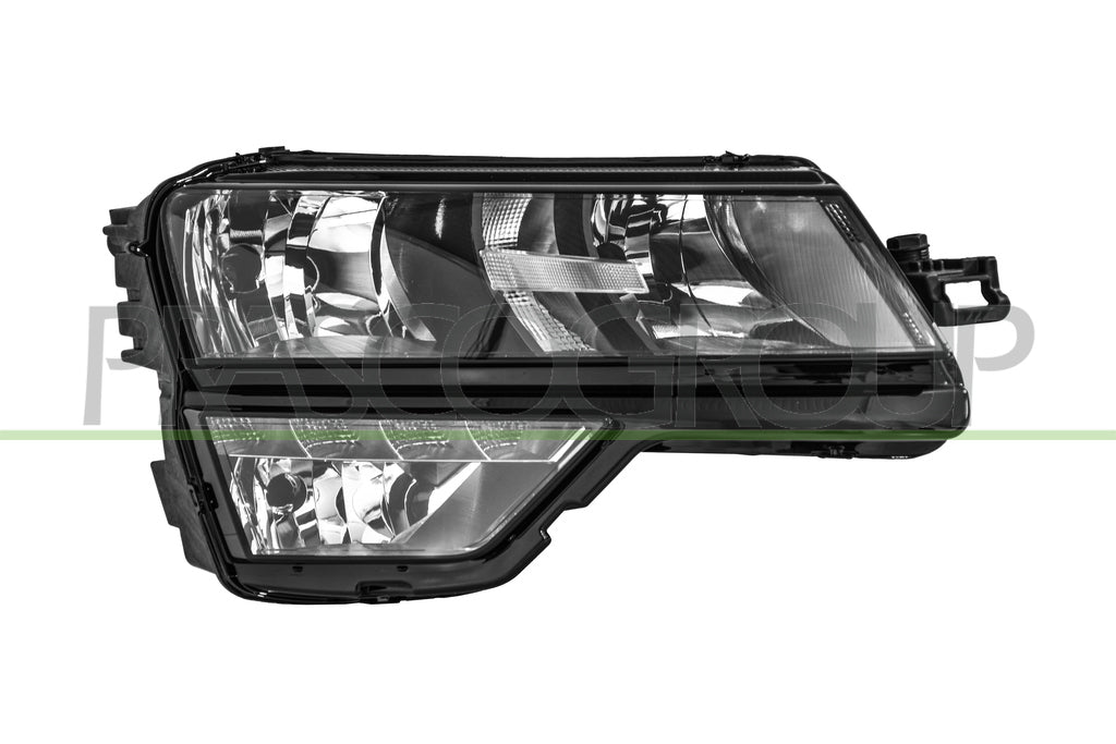 proiettore destro h7 h7 elettrico con motore con luce diurna con fendinebbia led versione varroc skoda karoq 2017 2021 sk7504923