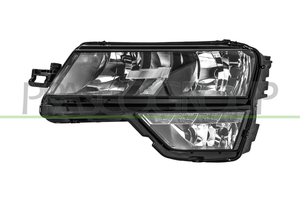 proiettore sinistro h7 h7 elettrico con motore con luce diurna con fendinebbia led versione varroc skoda karoq 2017 2021 sk7504924