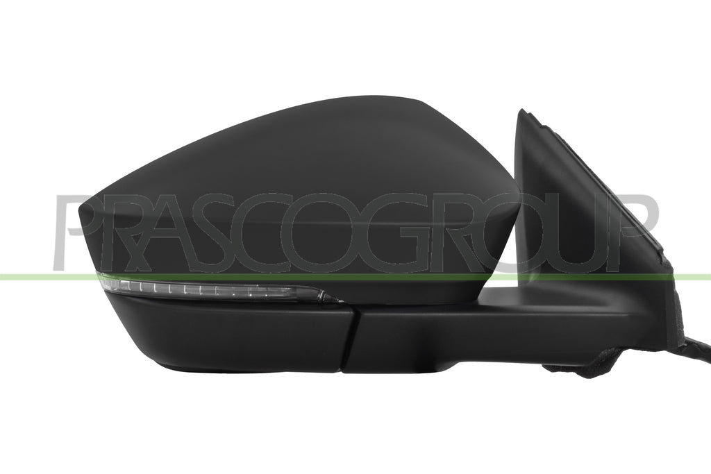 retrovisore destro elettrico nero con fanale convesso 5 pins skoda karoq 2017 2021 sk7507303