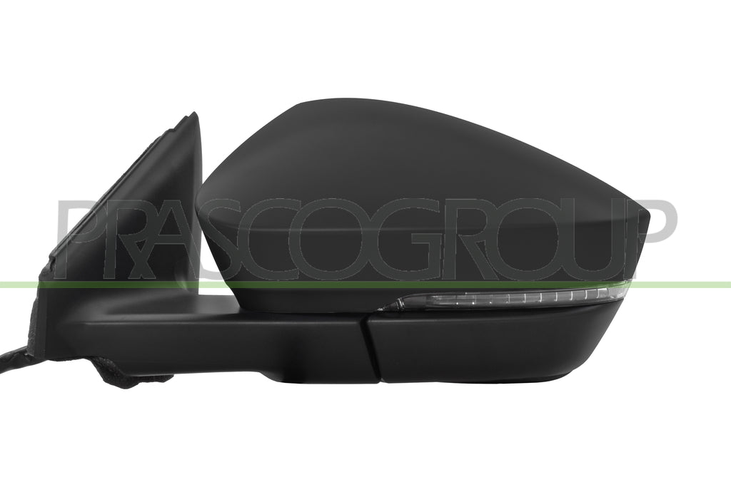 retrovisore sinistro elettrico nero con fanale convesso 5 pins skoda karoq 2017 2021 sk7507304