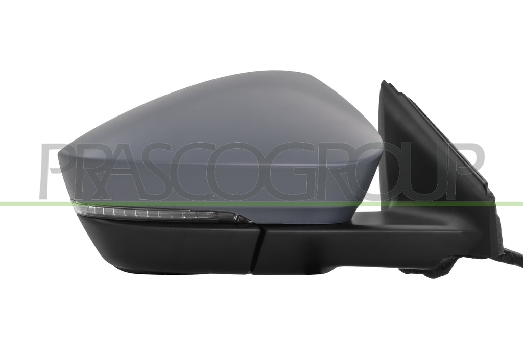 retrovisore destro elettrico con primer termico chiudibile con fanale con side assist con predisposizione oscuramento automatico convesso 12 pins skoda karoq 2017 2021 sk7507373