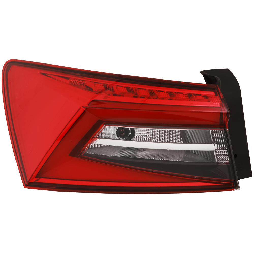 fanale posteriore sinistro esterno con porta lampada con cavi e lampadina versione valeo skoda kodiaq ns7 2016 2021 565945207