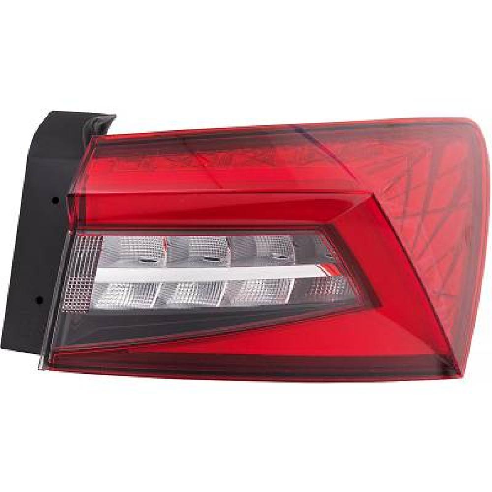 fanale posteriore destro esterno senza porta lampada led versione valeo skoda kodiaq ns7 2016 2021 565945208a