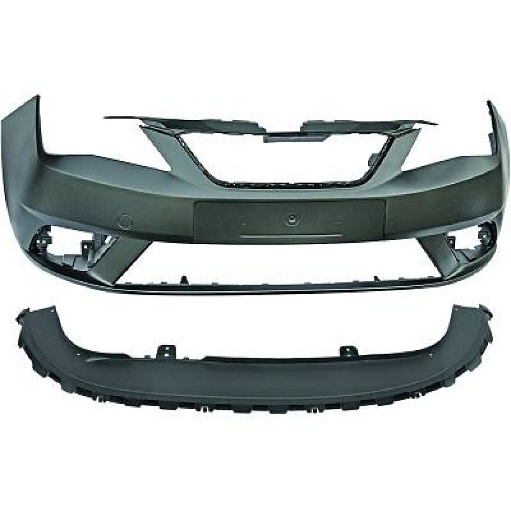 paraurti anteriore con primer con tappo copri gancio con tracce pdc seat ibiza 2012 2015 st0361001