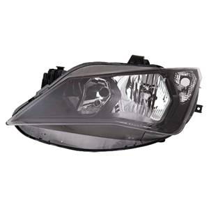 proiettore sinistro h7 h7 elettrico con motore nero seat ibiza 2012 2015 st0364946