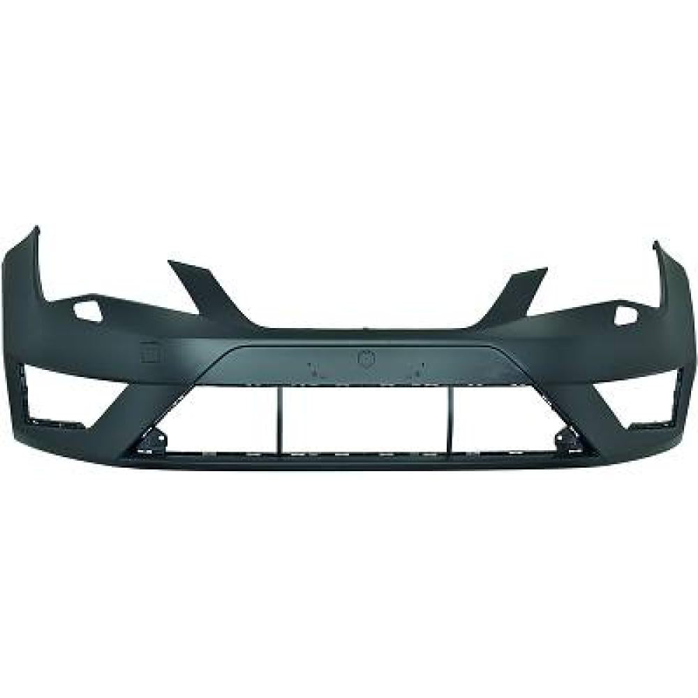 paraurti anteriore con primer con fori lavafari tappi con tappo copri gancio traino con tracce pdc seat leon fr cupra 2013 2016 st4271021