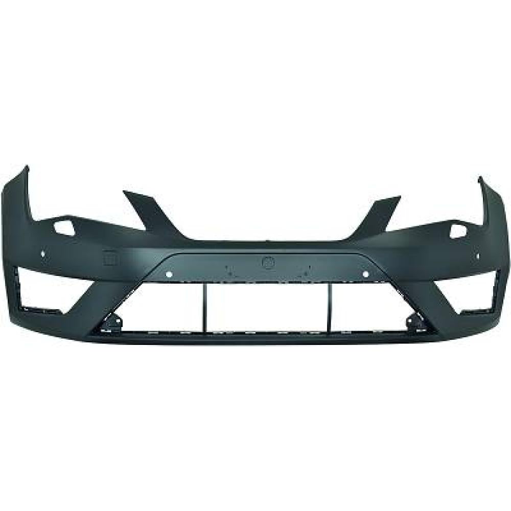 paraurti anteriore con primer con tappo copri gancio traino con fori pdc supporti con fori lavafari tappi lavafari seat leon fr cupra 2013 2016 st4271031