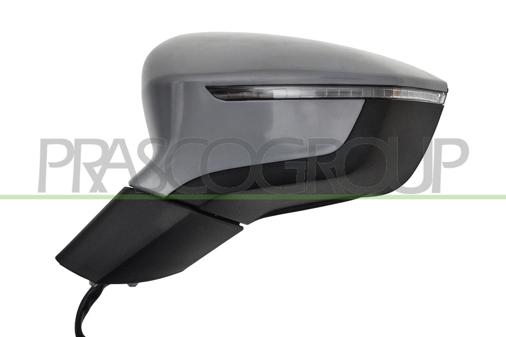 retrovisore sinistro elettrico con primer termico chiudibile con fanale con blis convesso 10 pins seat ateca kh7 2016 2020 st8107334