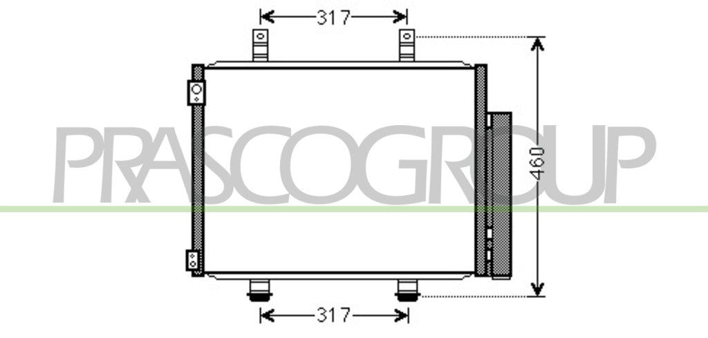 condensatore suzuki swift 2010 2013 sz036c001