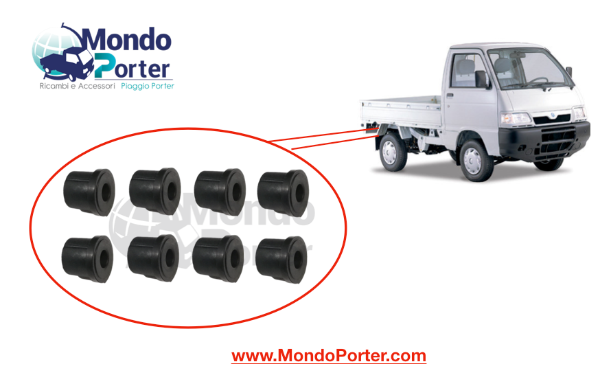 Kit Boccole Balestra Piaggio Porter 261219 - Mondo Porter