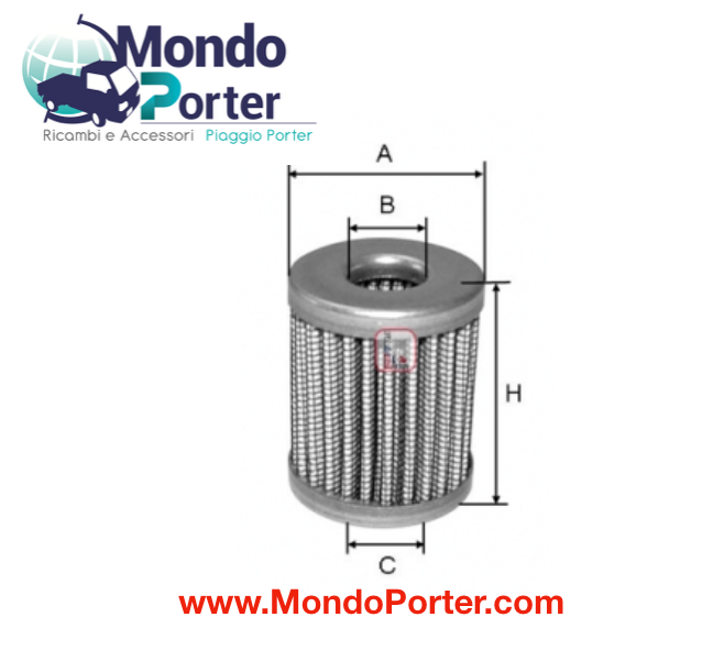 Filtro Gpl Piaggio Porter - BRC-  659749 - Mondo Porter