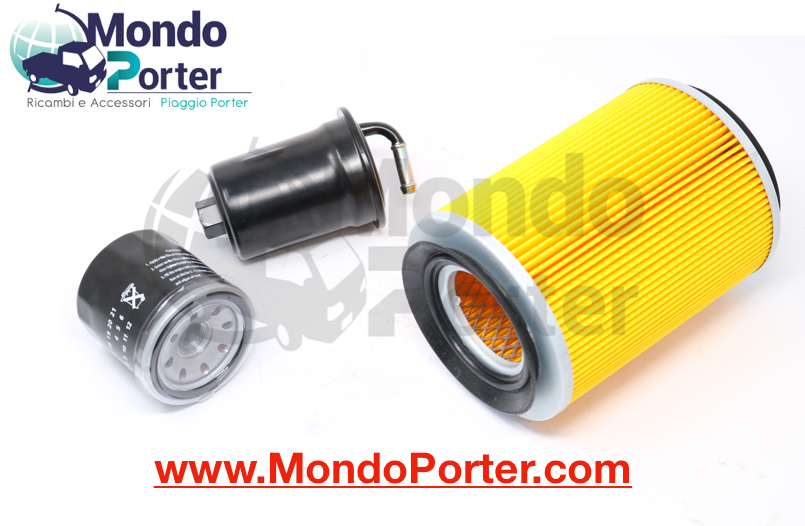 Kit Filtri Tagliando Piaggio Porter 1.3 Benzina VAN - Mondo Porter