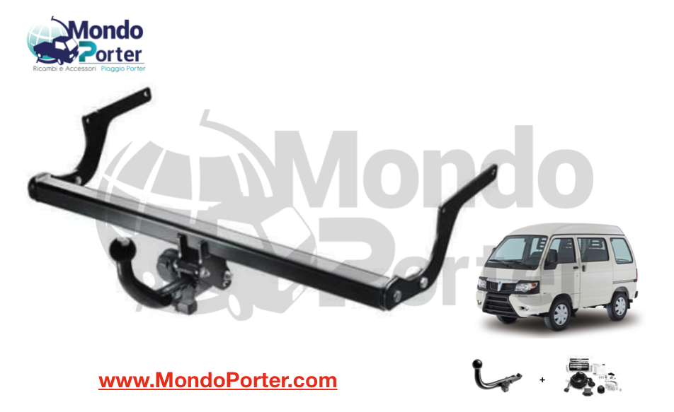 Gancio Traino / Towbar  Piaggio Porter Van - Mondo Porter