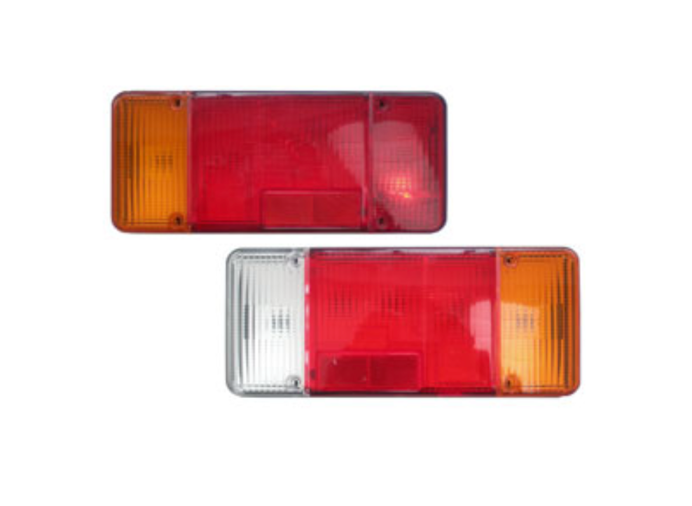 Coppia Lente Plastica DX SX Fanale Posteriore Daily Citroen Peugeot Ducato Eurocargo